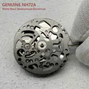 Skeletonized Mechanical Movement Automatic Watch Parts NH72 NH72A 24 Jewels