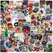 Dungeons and Dragons Stickers,100 PCS Game Graffiti Vinyl Waterproof Decals for Water Bottles Computer Bicycle Skateboard Luggage Phone Pad Laptop Kids Teens Stickers Pack