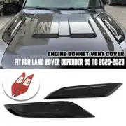 FOR LAND ROVER DEFENDER 90/110 L663 2020-24 HOOD BONNET AIR VENT COVERS SCOOPS