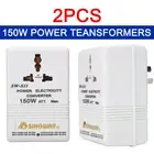 2x110/120V to 220/240V Step Down-Up Voltage Converter Travel Transformer Adapter
