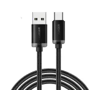 ESSAGER ES-X60 3A USB-A to Type-C Cable QC3.0 AFC FCP Fast Charging Data Transmission Copper Core Line 1M/2M Long for iP