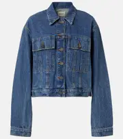 [Khaite] Khaite Saunder denim jacket AU 14 blue