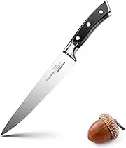 OAKSWARE 5.5-Inch Utility Knife, German Stainless Steel, Full Tang, ABS-Handle, Paring Knife Kitchen Knife for Cutting, Peeling, Slicing Fruit, Vegetables and Meat