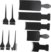 Ipetboom Set Hair Color Board Brush Hair Bleaching Tinting Tools Hair Balayage Board Hair Dying Brush Hair Coloring Kit Balayage Paddle Hair Tint Board Hair Dye Highlighter Plastic