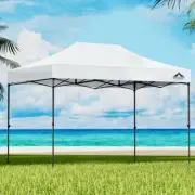 Water Resistant Pop Up Marquee Outdoor Gazebo Wedding Tent Camping Canopy White