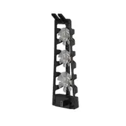 DOBE Host Cooling Fan For PS5 Black with Blue Ray Portable Vertical 3 Silent ABS Fans Stand [TP5-1523]