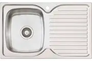 Oliveri Endeavour Single Bowl Inset Sink With Drainer EE21