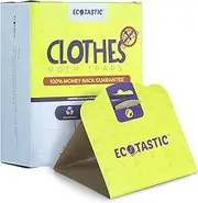 ECOTASTIC Clothing Moth Traps - 11 Count - Foldable Moth - Eco-Friendly Hassle Control - Pheromone Technology - Closet Mothballs - Wood/Carpet/Clothes