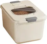 Ceprznvey Dog Food Storage Container - Storage Bucket for Treats for Cats, Waterproof Food Container with Measuring Cup for Kitchen Outdoor Camping