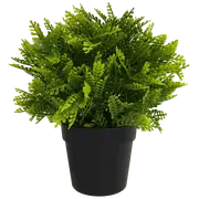 Small Potted Artificial Mimosa Fern UV Resistant 20cm