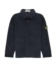 Stone Island Junior Compass Patch Corduroy Overshirt 8Y,14Y,10Y blue
