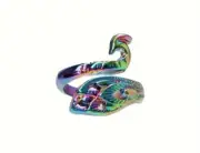 ADJUSTABLE RAINBOW MULTICOLOR PEACOCK YARN TENSION KNITTING CROCHET TRIMBLE RING
