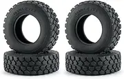 2PCS/4PCS Non-Slip Rubber Tires Cover Replacement for Tamiya 1/14 RC Tractor Truck