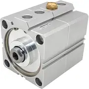 SDAT 40 Compact Double Acting Pneumatic Cylinder Diameter 40 mm 5, 10, 15, 20, 25, 30, 35, 40, 45 and 50 mm Stroke, Pack of 1 (SDAT40x15x0,Nill)