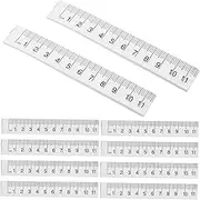 COOLHIYA 10pcs Paper Ruler Tape Metric Ruler for Tailoring Sewing Craft Measurement Accurate Portable Tape Measure