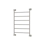 Lillian 600x800mm Heated Towel Rail, Brushed Nickel