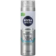 Nivea Men Sensitive Skin & Stubble Shave Gel - with Beard Softener For Men ? 7 O