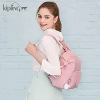 在飛比找露天拍賣優惠-【TT】KIPLING 亞洲限定款夢幻櫻花粉多功能手提後背包