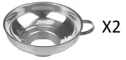 Fox Run Stainless Steel Wide Mouth Canning Funnel (2-Pack)