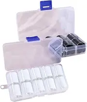 2 Boxes of 20 Rolls Black White Lace Nail Transfer Papers DIY Manicure Stickers for Women Party Holiday Decorations