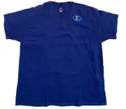 Hanes Tagless short Sleeve T-Shirt Comfort Cotton Soft Plain Navy Tee Mens, 2XL