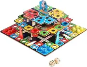 NAMOARLY 1 Set Creative Flying Chess Board Game Educational for Family Fun Checkers Interactive Parent Board Game Smooth Surface Design