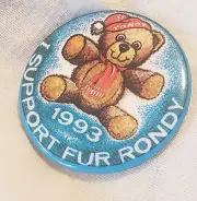 Alaska Fur Rondy - 1993 metal Booster Collector pin -