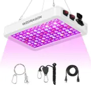 2024 Upgraded BW1000 LED Grow Lights Double Chips Full Spectrum Medium, White