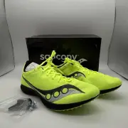 Saucony Velocity MP Citron Black Men's US 11.5 EU 46 Racing Shoes Spikes Running