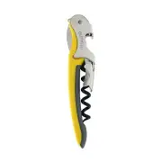 Franmara Soft-Touch Murano Two-Step Waiter Corkscrew with Nonstick Spiral (Ye...