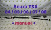 04-08 Acura TSX Transmission Shifter Cables MANUAL 2004 05 06 07 2008 OEM
