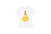 Beauty And The Beast Childrens/Kids Belle Rose T-Shirt (White) - UTTV4730