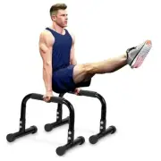 Push Up Bar, 12 Inch High Non-Slip Parallettes Bars & Dip Bars With Foam