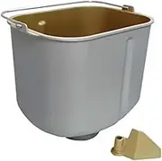 Replacement Bread Bucket + Blade. Compatible for Maxwell MW-3751W Bread Maker, Durable Non-Stick Pan and Kneading Blade for Homemade Bread Baking