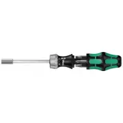 Wera Ratcheting Bitholding Screwdriver with 6 Bits