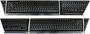 6Pcs Car Side Door Body Molding Trim Decorative Cover Guard Plate Compatible for Great Wall Wey Tank 300 Exterior Protective Strip