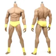M34 1/6 scale Steel Skeleton Male Seamless Muscular Figure Body Toys