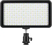 RAYWE Ultra-Thin 3200K/6000K Dimmable Studio Video Photography LED Light Panel Lamp 228pcs Beads for Canon Nikon DSLR Camera DV Camcorder