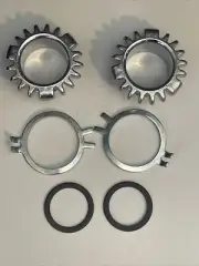 ANDOVER NORTON EXHAUST PIPE LOCK RING 06-2464 W TAB WASHER 06-2412 COMMANDO UK
