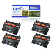 4PK Black High Yield CF281A 81A Toner for HP LaserJet Enterprise MFP M630f M630h