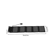 US 20W 5 Fold Solar Panel Kit Portable Battery Charger Kit Photovoltaic Panel