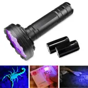 128 LED UV Purple Light Ultraviolet Inspection Torch Portable Lamp Waterproof Multifunctional 395nm Fluorescent Detector