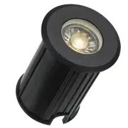 LUC G8 Round 8w LED In-Ground Wall Light Kit DIY Black | Telbix Lighting