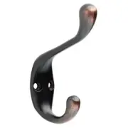 (5 Pack) Bronze w/ Copper Coat Hook - 3 1/2 inch