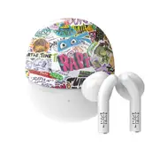 TMNT True Wireless Stereo Earbuds with ENC - Ninja Style, White