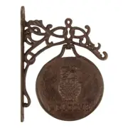 Metal Pineapple Welcome Spinning/Swivel Sign House&Home Gift Rustic Door Decor