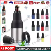3 in 1 Beer Bottele Can Cooler with Opener Beer Bottle Vacuum Insulated Holder