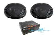 ALPHASONIK 6 X 9" 1000 WATT 4 OHM 3-WAY FULL RANGE COAXIAL SPEAKERS AS29