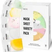 NACIFIC Premium 10-Sheet Facial Mask Skincare Korean Variety Pack for...