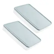 2 Pcs Refrigerator Organizer Bins Storage Box Egg Tray Travel